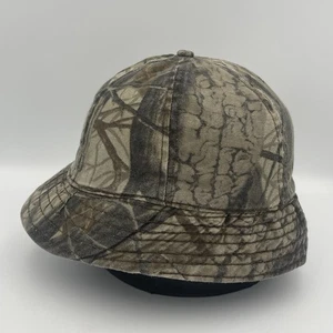Vintage RealTree Camo Jones Style Ear Flap Bucket Fedora Hat Cap Size Large USA - Picture 1 of 12