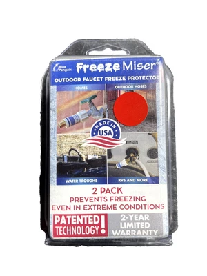 Protector congelador grifo exterior Freeze Miser 6000A blanco libre de escarcha (paquete de 2) Foto 1 de 3