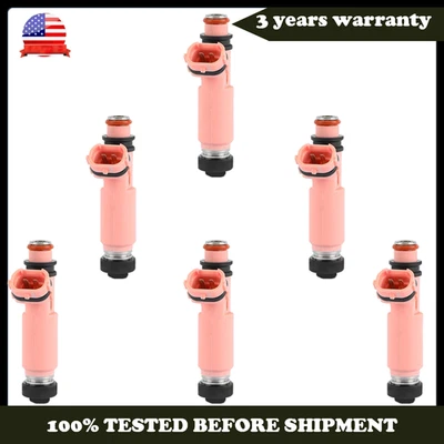 Juego de 6 inyectores de combustible 2320920030 aptos para Lexus ES330 3,3 L V6 2004 2005 2006 EE. UU. Foto 1 de 4