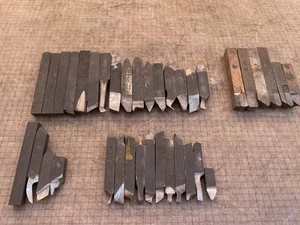 Lote de Brocas Cortadoras Vástago 3/8" 7/16" 1/2" Herramientas para Torno Atlas Logan South Bend - Imagen 1 de 14