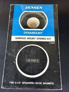 Vintage Jensen Dynamount Stereo Kit 2x 5,25" Lautsprecher | Auto Boot Wohnmobil | NEU versiegelt - Bild 1 von 8