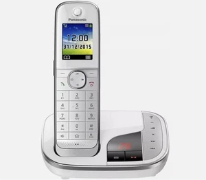 Panasonic KX-TGJ320GW Schnurloses Telefon + AB weiß - Bild 1 von 4