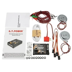 GT POWER Aircraft Suoni Luce Sistema Simulato per RC Modello Aereo Fixwing - Foto 1 di 6