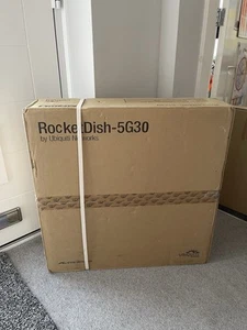 Antenne Ubiquiti RocketDish 5G30-LW 30dBi NEUVE scellée - PtP longue portée - Photo 1/6