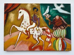 Kees Van Dongen Oil Painting On Canvas Signed - Large size 20 x 28 inches - Picture 1 of 8