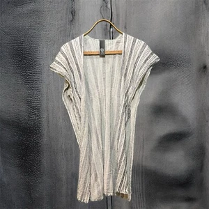 Cárdigan encubierto Vince Camuto talla única para la mayoría de los trajes de baño blanco ligero - Imagen 1 de 4