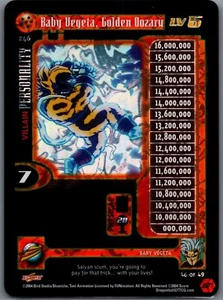 1x DBGT TCG BABY VEGETA GOLDEN OOZARU LV5 ALT FOIL 246 BABY SAGA LIMITED - Imagen 1 de 2