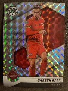 2021-22 Panini Mosaic World Cup Gareth Bale #82 Silver Mosaic Prizm Wales - Picture 1 of 2