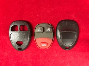 New 3 Button Remote Shell Case & Pad Replacement For GM Chevy Hummer USA SELLER - Foto 1 di 3