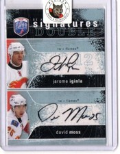 07/08 Be A Player Signature Doubles Jarome Iginla/David Moss [Calgary Flames]