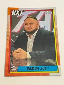 2021 Topps Heritage WWE Wrestling NXT Rainbow Foil #91 - Samoa Joe - Picture 1 of 1