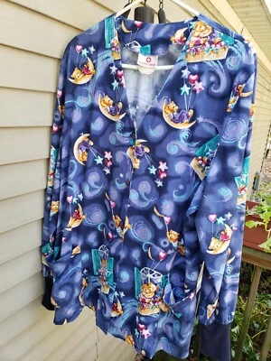 White Cross Large Pre-owned Bears Stars Lab Coat - Image 1 of 4