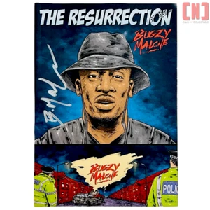 Firmado Por Bugzy Malone The Resurrection Oficial Cómic - GB Grime Rapero - Picture 1 of 10