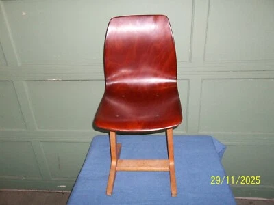 Rare Vintage Danish Modern Adam Stegner Molded Rosewood Plywood Chair - Image 1 of 4