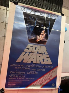 Star Wars 1982 relanzamiento etiqueta venganza 30x40 cartulina una hoja RARO 1124 - Imagen 1 de 8
