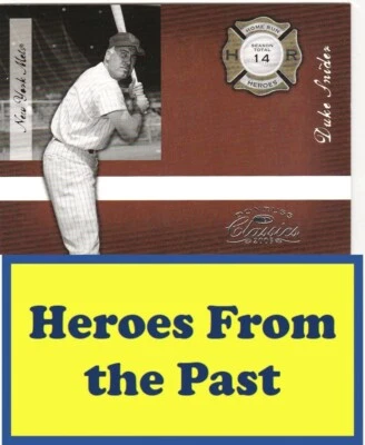2005 Donruss Classics Home Run Heroes #HR-4 Duke Snider #/1000 054-D - Image 1 of 2