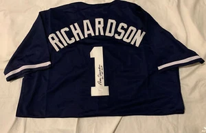 Bobby Richardson Autographed Custom Jersey Inscribed "60 WS MVP" (JSA COA) BLUE - Picture 1 of 4