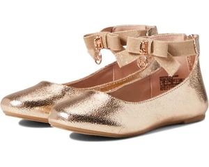 Michael Kors Kenyah Kay Ballet Flats Little Kids Shoes (Size 1, Rose Gold) - Picture 1 of 7
