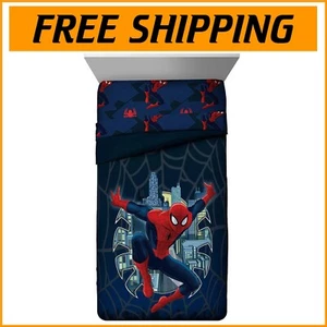 Ultra-Soft Spiderman Twin/Full Comforter - Vibrant Microfiber Bedding Set - Picture 1 of 3