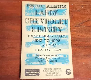 VINTAGE 1950s FLOYD CRAMER EARLY CHEVROLET HISTORY PHOTO ALBUM BOOK 200 PAGES - Picture 1 of 2