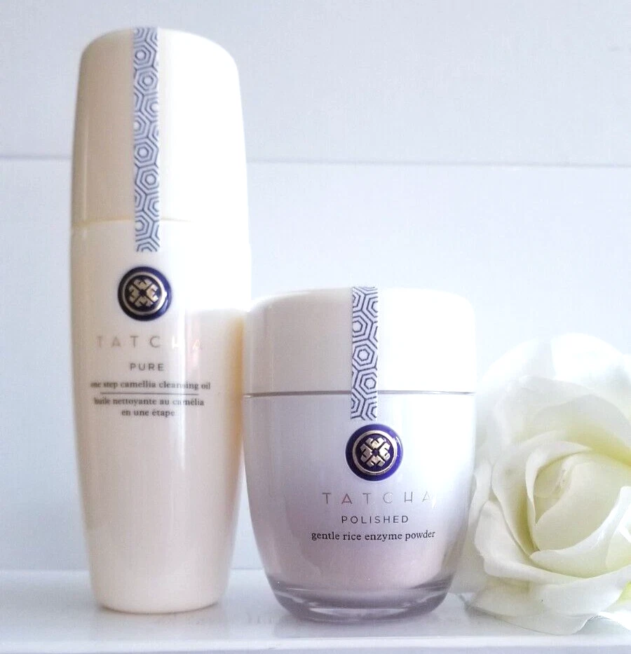 ПОРОШОК ПОЛИРОВАННОГО РИСОВОГО ФЕРМЕНТА TATCHA 2,01 унции ЧИСТОЕ ОЧИЩАЮЩЕЕ МАСЛО 5,01 ПОТРЯСАЮЩЕЕ! - Изображение 1 из 1