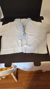 Women's Vintage Blouses & Sweaters 7 ct. Wht., Lt Blue, Cream, Brn., Blk., Tan - Picture 1 of 23