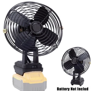 Portable Camping Fan For Dewalt 20V Li-ion Battery Handheld Jobsite Cordless Fan - Picture 1 of 12