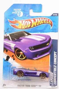 Hot Wheels 2011 più veloce che mai 11 serie 9/10 Camaro Cabrio Concept #149 - Foto 1 di 3