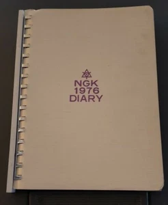 Vintage 1976/2032 NGK Insulators Diary Day Planner - Picture 1 of 4