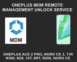 OnePlus Management Unlock Service, Ace 2 Pro, Nord CE 3, 11R, N300, N200, 10 Pr