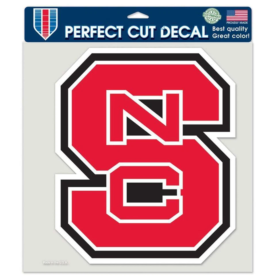 North Carolina State Wolfpack Full Color Die Cut Decal - 8" X 8" - Image 1 of 1