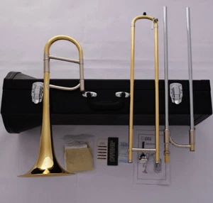 Brand New Gold Alto Trombone High Quality Trombone Instruments - - - Picture 1 of 5