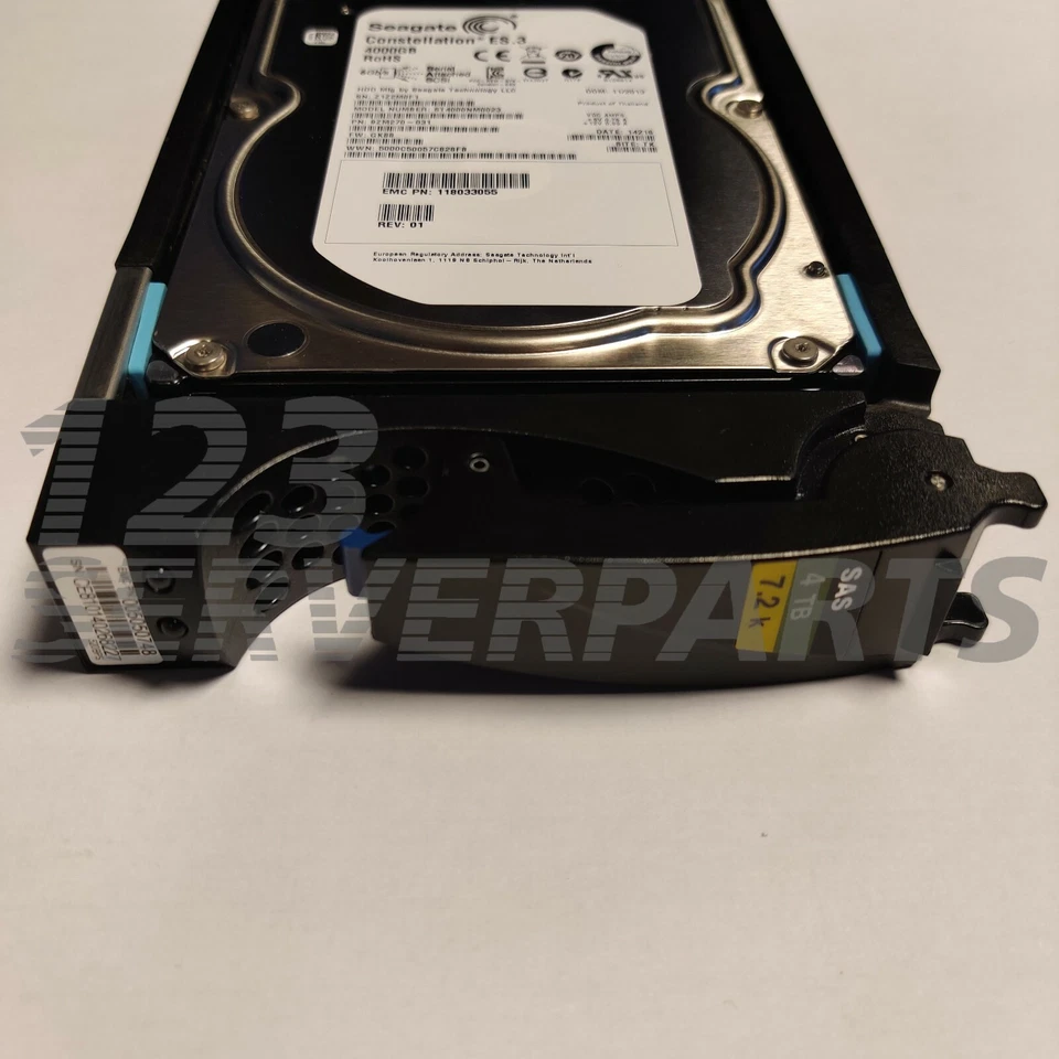 EMC 4TB 7.2K 6G 3.5" SAS HDD para VNX 118033055 - Imagen 1 de 3