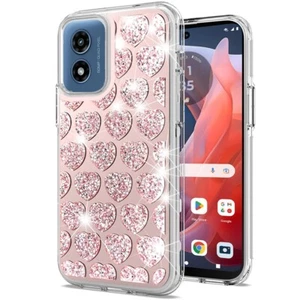 Für Motorola Moto G Play 2024 Bling Hybrid Hülle Case Cover - E - Bild 1 von 1