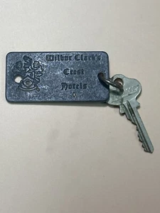 Wilbur Clarks Crest Motel Hotelzimmer Schlüssel Faseranhänger & Schlüssel Austin Texas #516 SELTEN - Bild 1 von 5