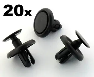 20x Lexus & Toyota Plastic Clips for Engine Bay Covers & Shields (7mm Hole) - Picture 1 of 5