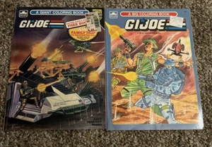 G.I. Joe Rare Used Lot Coloring Books Giant Big 1989 1990 Golden Hasbro - Picture 1 of 14