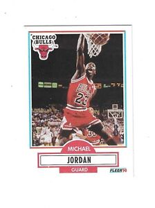Michael Jordan 1990-91 Fleer Card # 26 Chicago Bulls