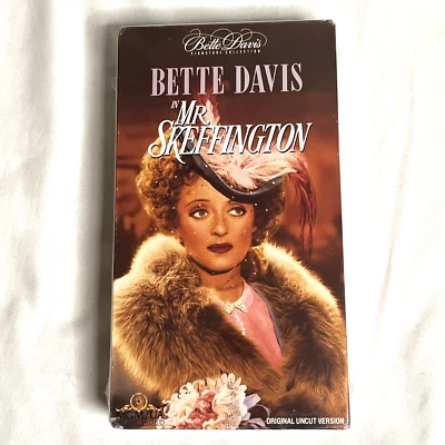 Mr Skeffington VHS Bette Davis Romance B&W Sealed 1990 Foto 1 de 4