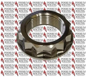 DUCATI MONSTER 821 TITANIUM REAR AXLE NUT BI-HEX 12 POINT DESIGN 75011891AA - Picture 1 of 1