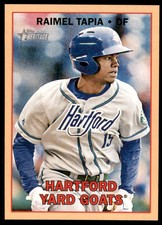 2016 Topps Heritage Minors Peach #21 Raimel Tapia /25
