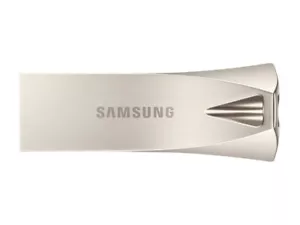 Samsung BAR Plus MUF-256BE3/AM USB Flash Drive 256 GB USB 3.1 Champagne Silver - Picture 1 of 7
