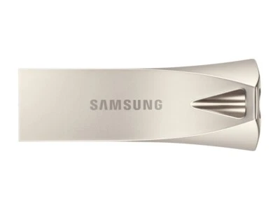 Unidad flash USB Samsung BAR Plus MUF-256BE3/AM 256 GB USB 3.1 plata champán Foto 1 de 4