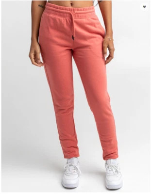 Pantalones de chándal The North Face para mujer tiro medio mediano 28 pulgadas recortados media cúpula rosa Foto 1 de 3