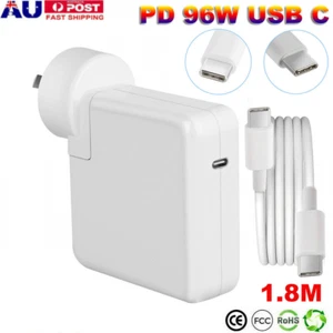 96W USB-C Type-C Laptop Charger Adapter For Apple Macbook Pro 16 Inch 2019 A2141 - Picture 1 of 14