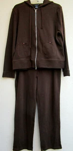REFERENCE POINT..BRAUNER STRICK..2-TEILIGES HOODIE & HOSE SET..NEU ETIKETT.. Gr. L - Bild 1 von 9