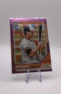Cal Ripken 2024 Donruss Optics Purple Optic Parallel NUMBERED /49 - Picture 1 of 2