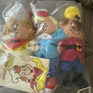 1997 Kellogg's Rice Krispies Snap, Crackle, and Pop bean bag plush toys Sealed - Picture 1 of 6