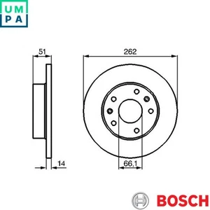 2x BRAKE DISC 0 986 478 991 FOR LAND ROVER FREELANDER/Soft/Top 25 K4F 2.5L 4cyl - Picture 1 of 6
