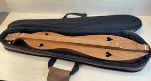 McSpadden 6 String Flat Head Hourglass Mountain Dulcimer Walnut Signed 11/2005 - Picture 1 of 24